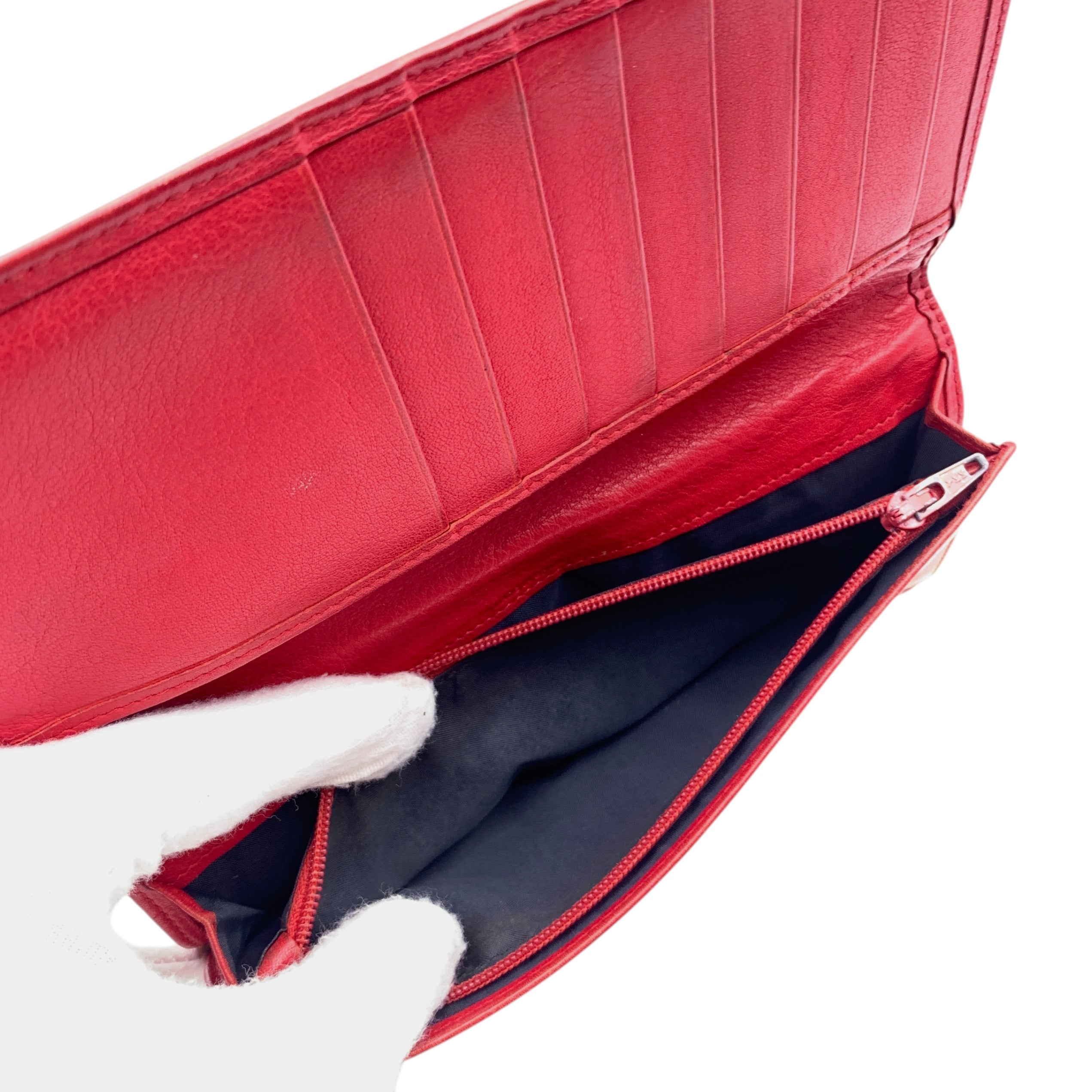 Dior Embossed CD logo Wallets