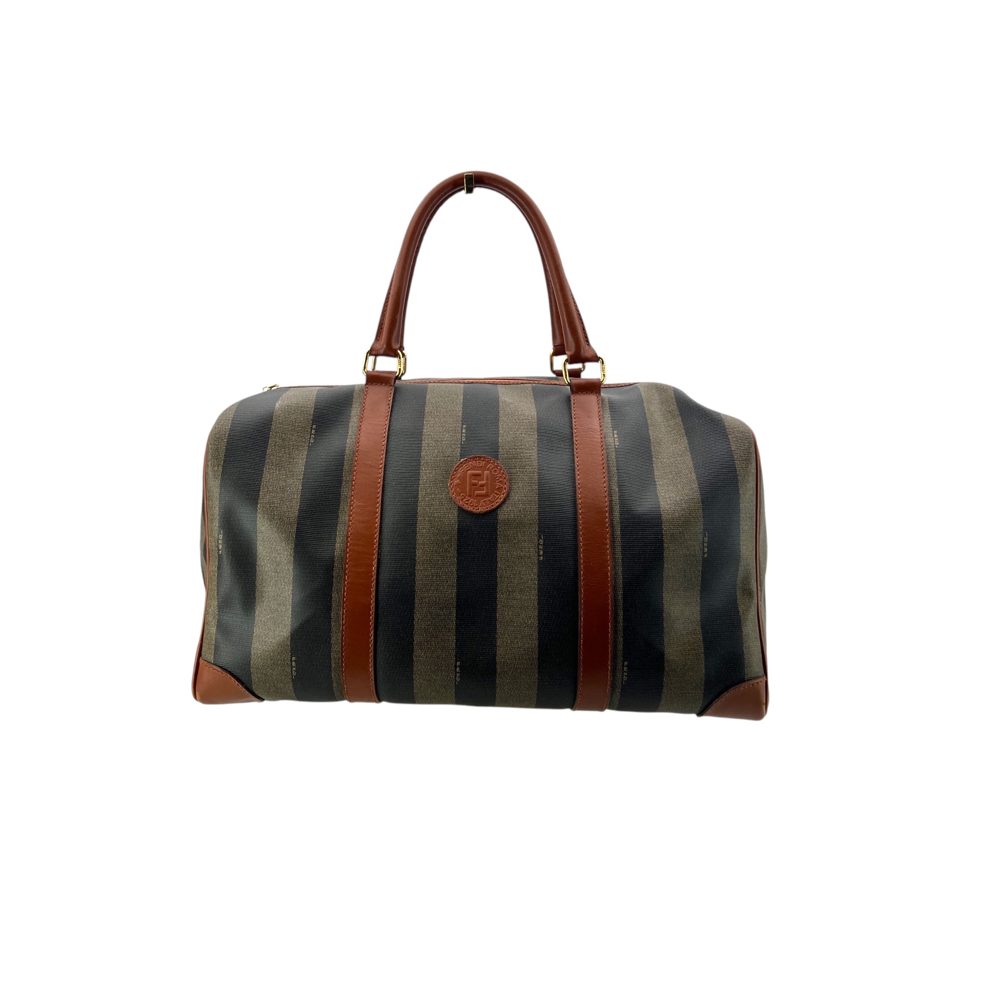 Fendi Pequin Handbags