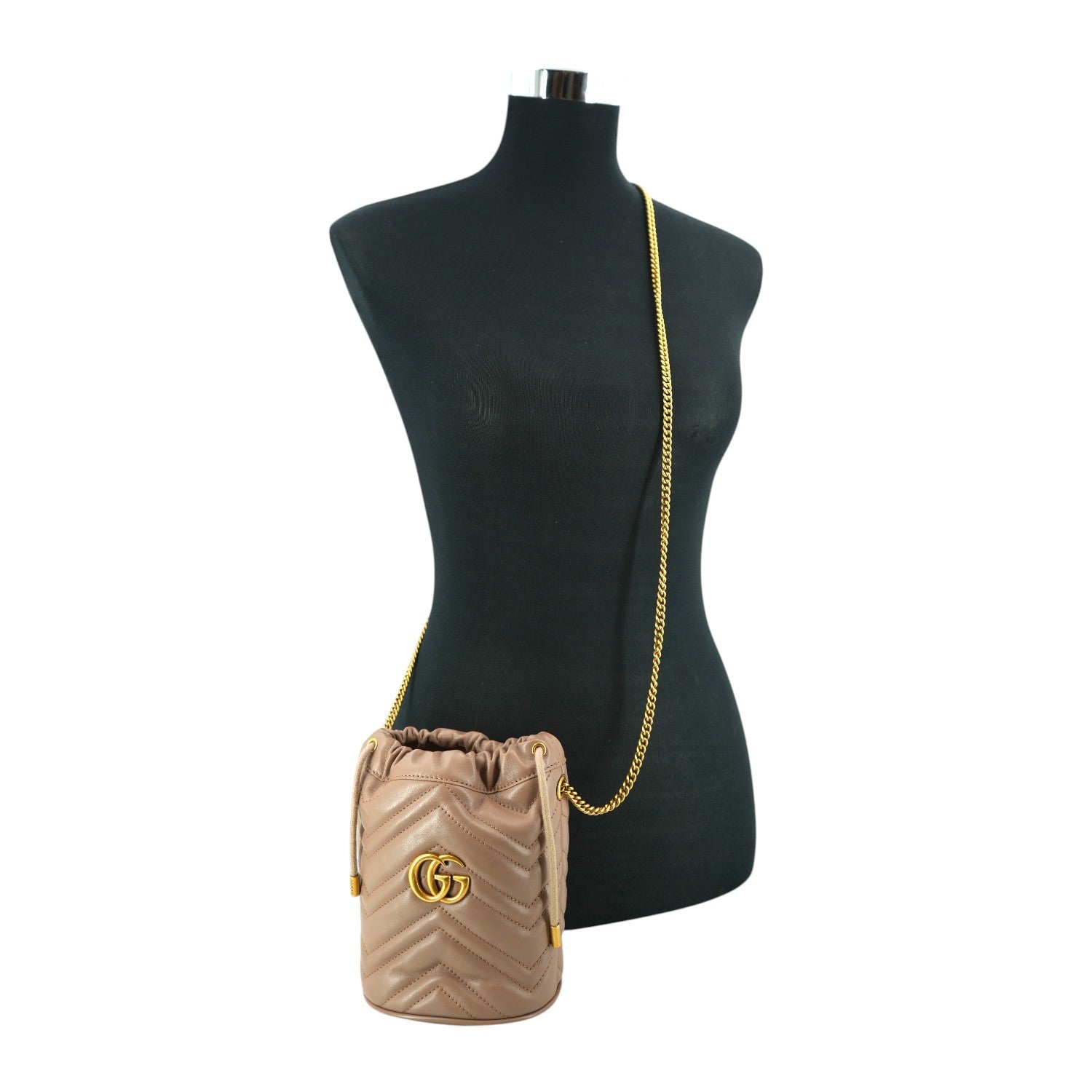Gucci GG Marmont Bucket Shoulder Bags