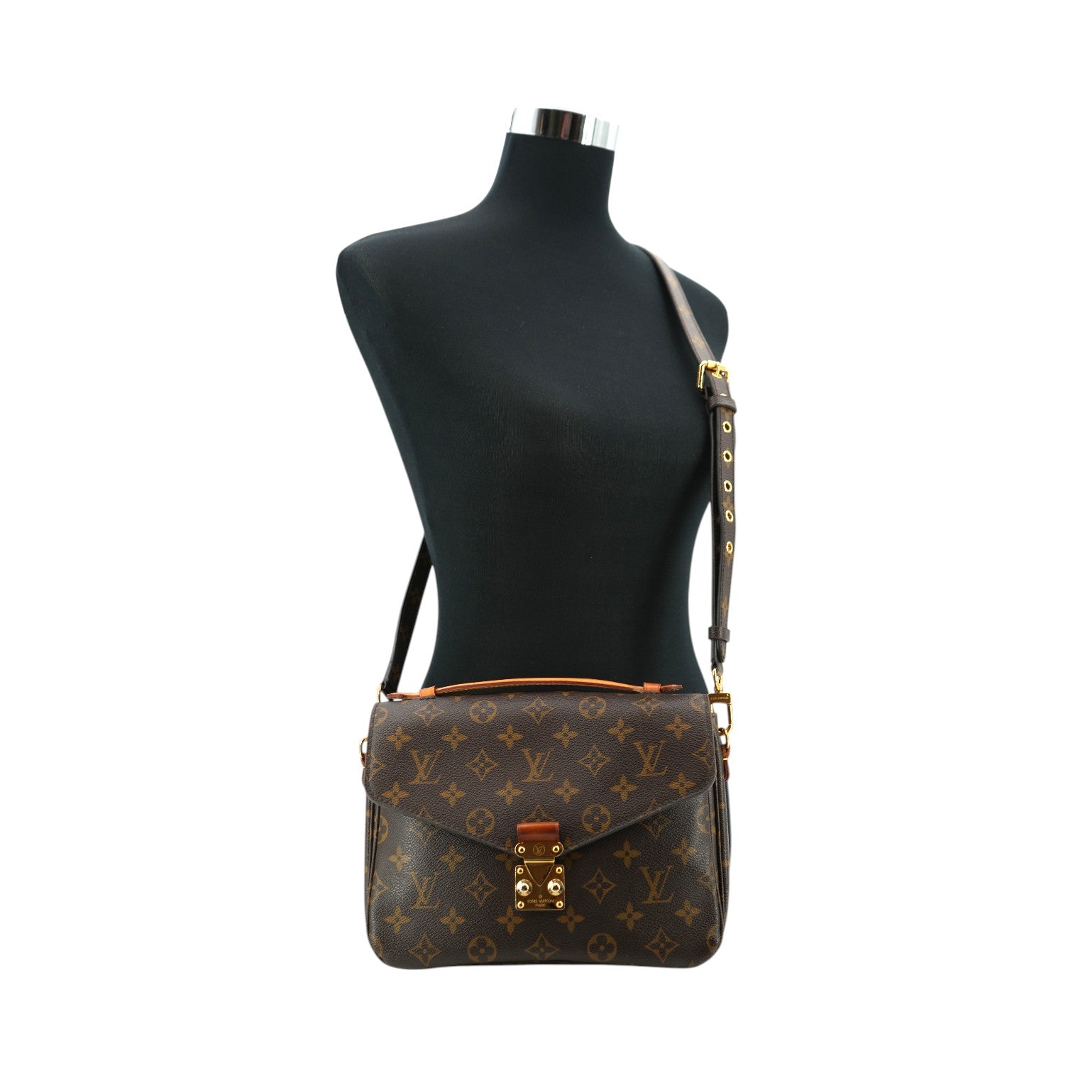 Louis Vuitton Monogram Canvas Pochette Metis Handbag Shoulder Bag