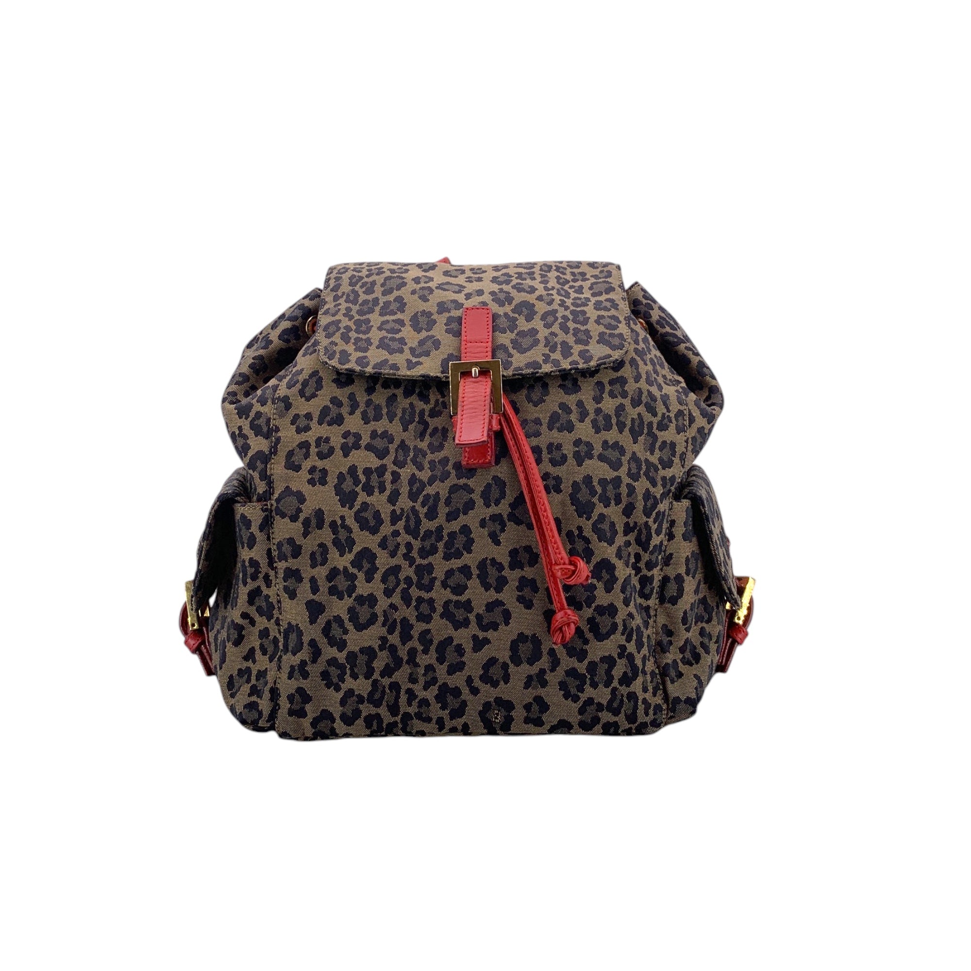 Fendi Leopard Backpacks