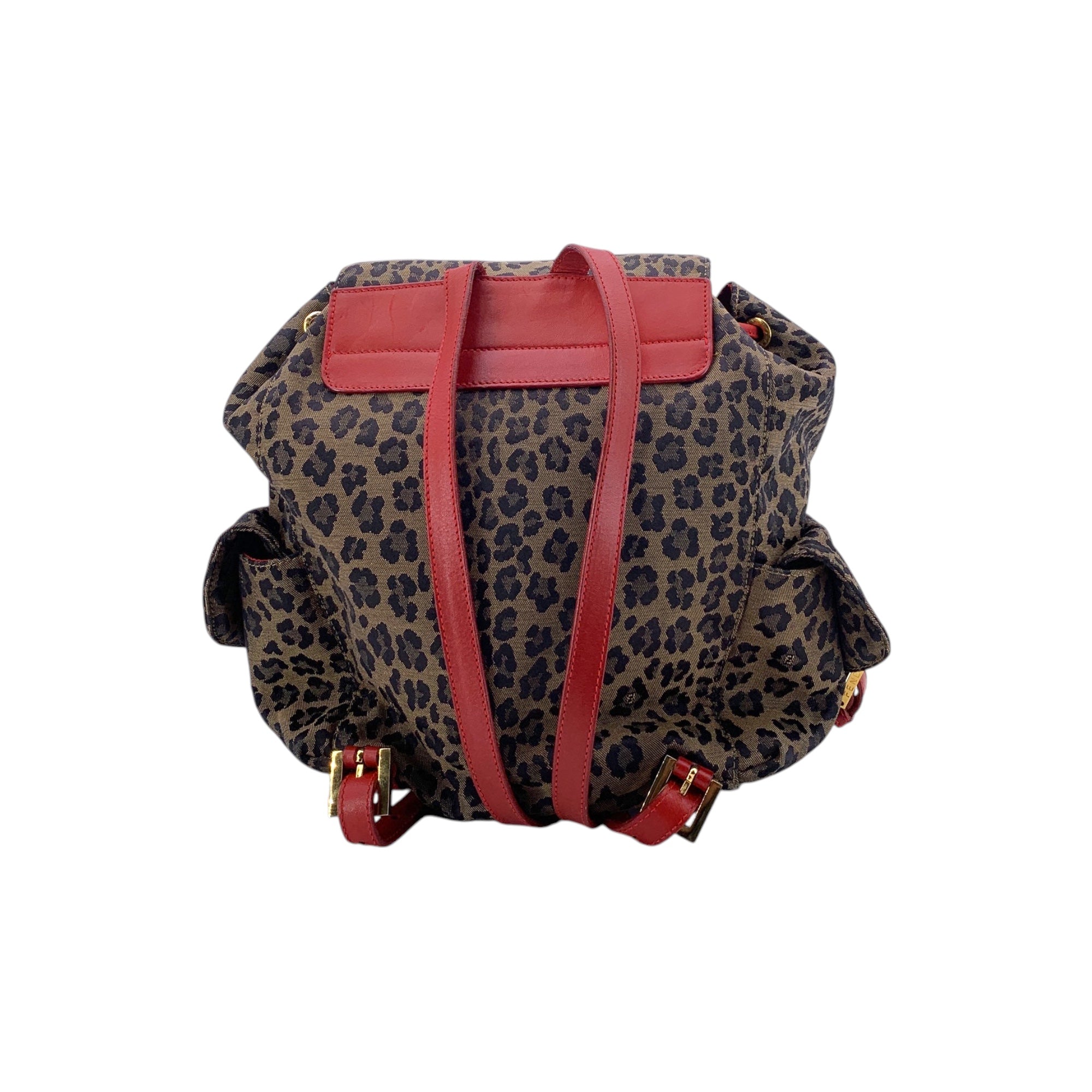 Fendi Leopard Backpacks