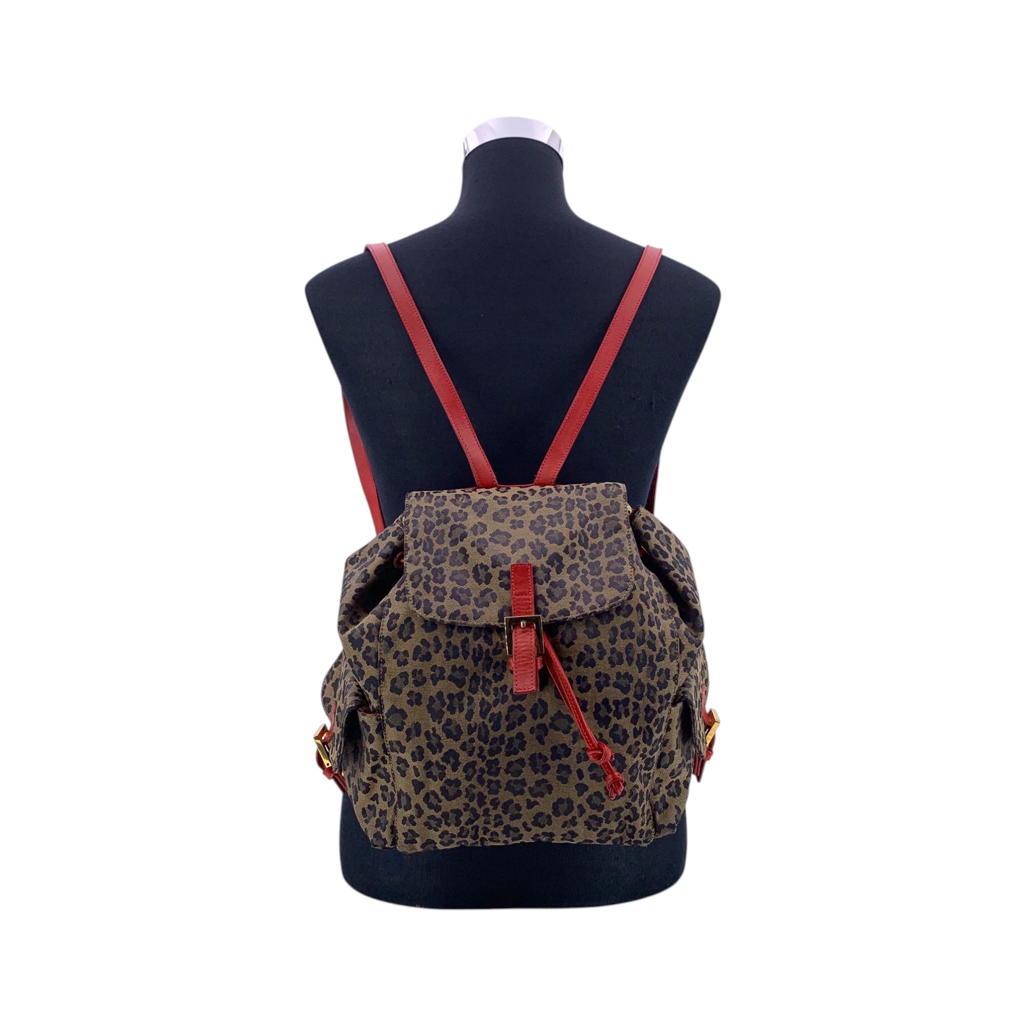 Fendi Leopard Backpacks