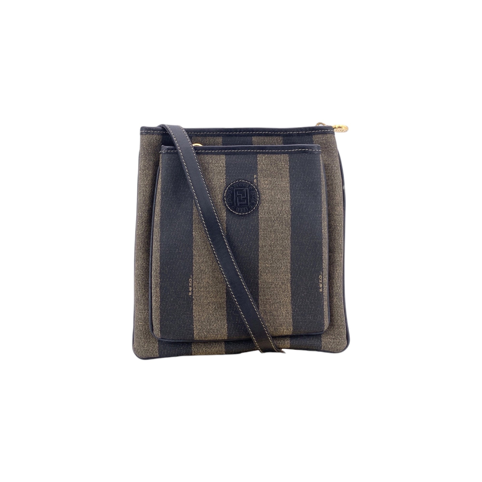 Fendi Pequin Handbags