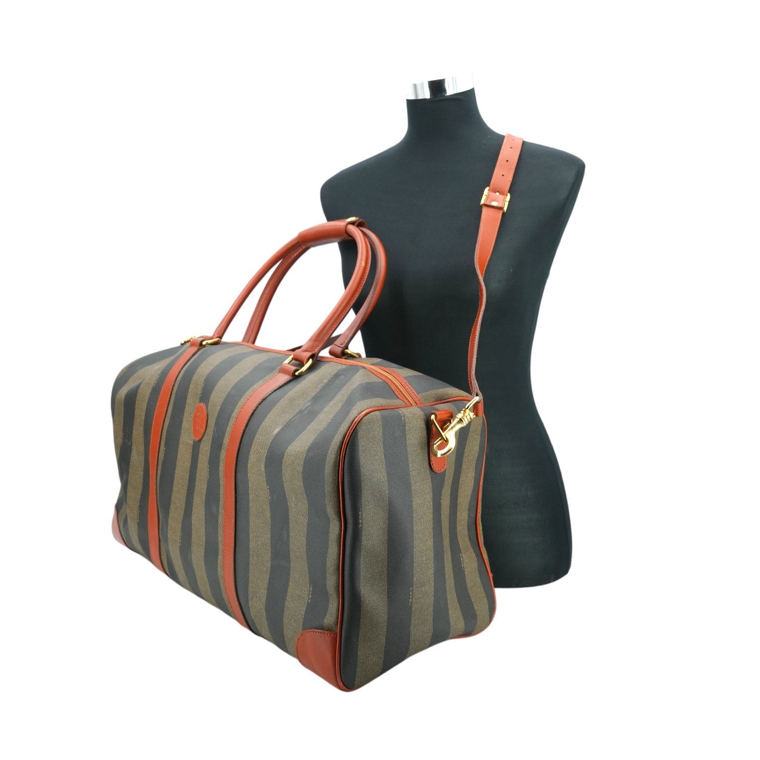 Fendi Pequin Travel Bag Luggage