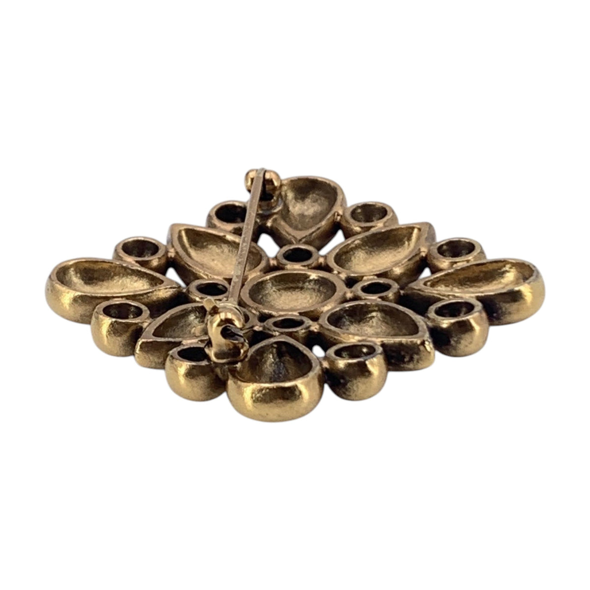 Yves Saint Laurent Teardrop Brooches