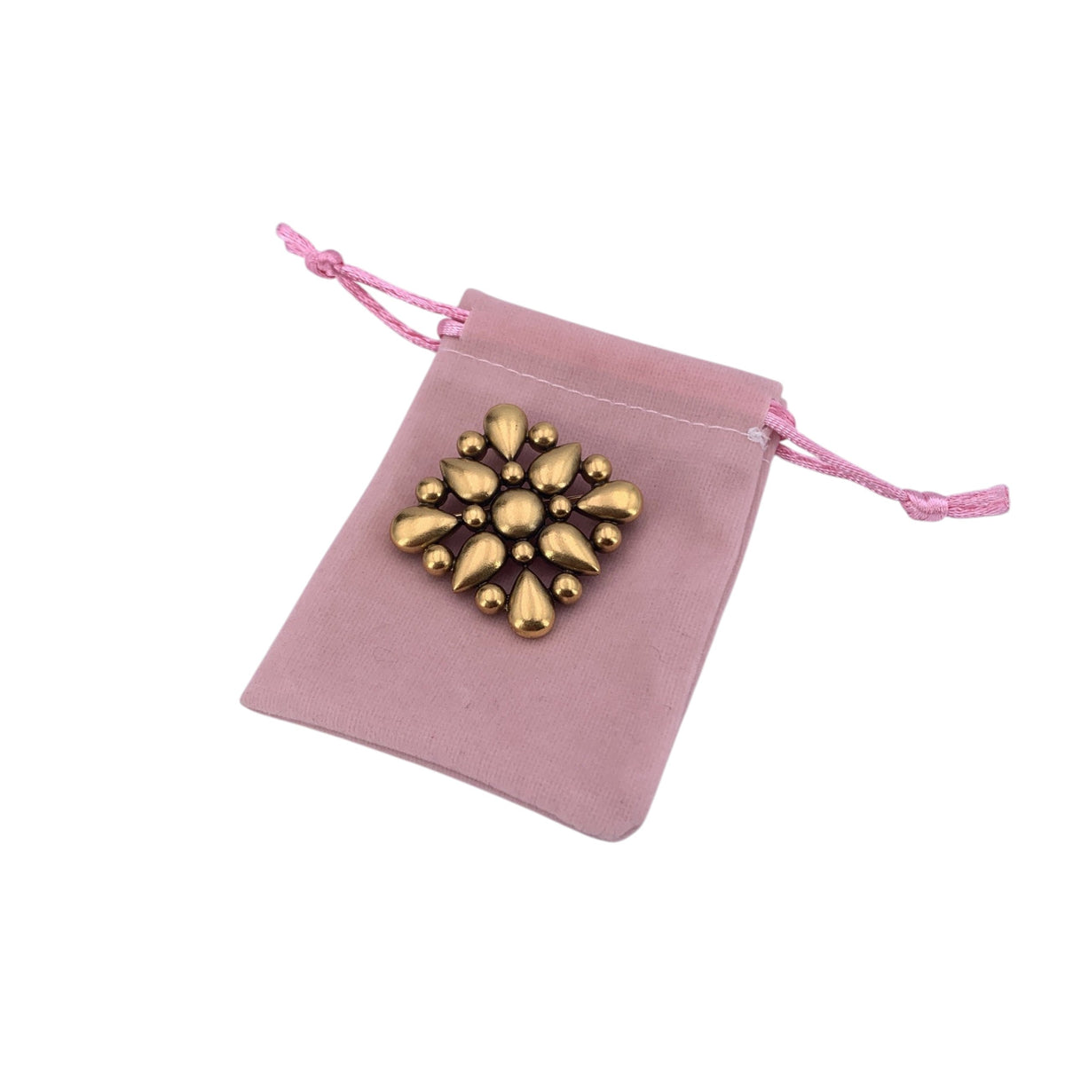 Yves Saint Laurent Teardrop Brooches
