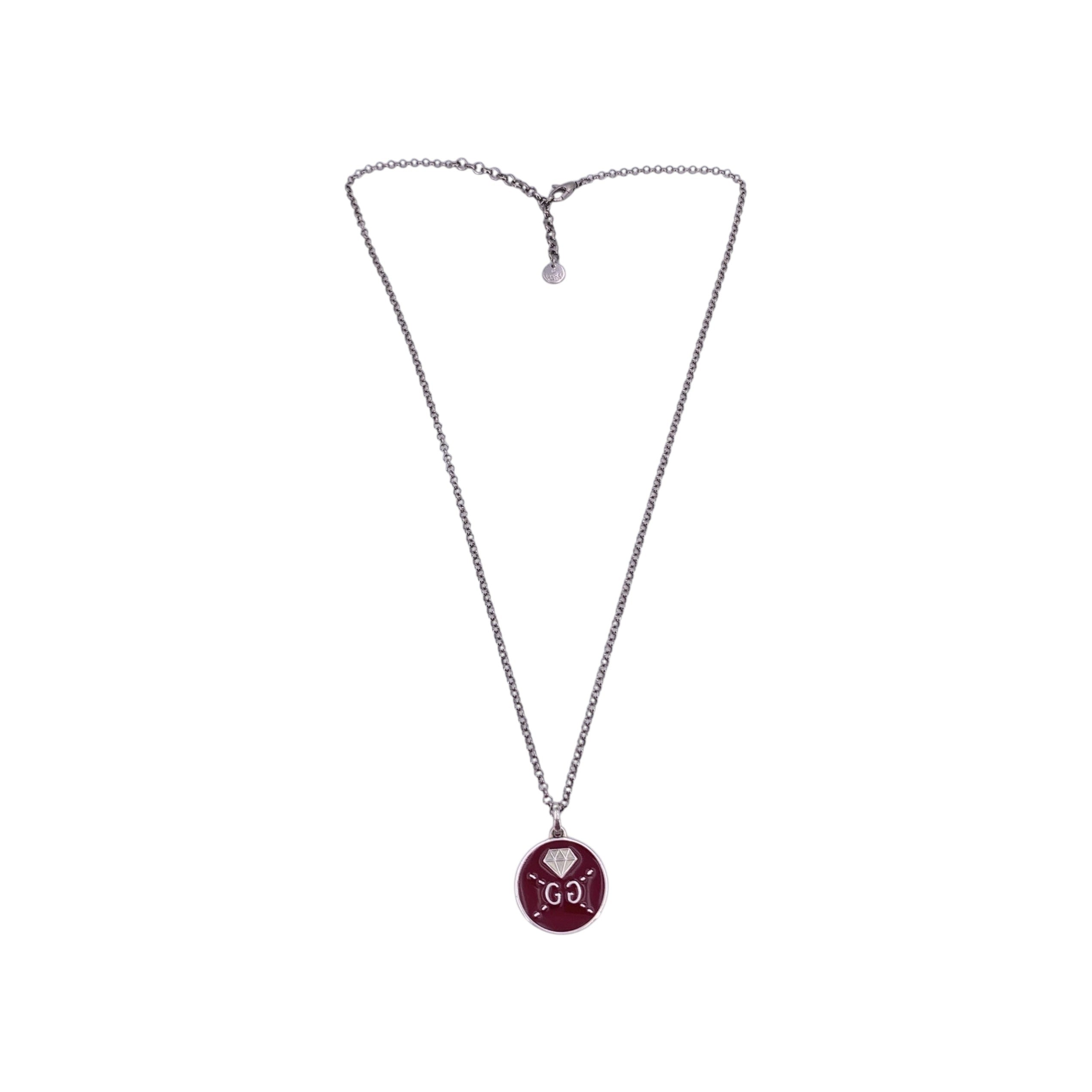 Gucci Ghost Diamond 925 Sterling Necklaces