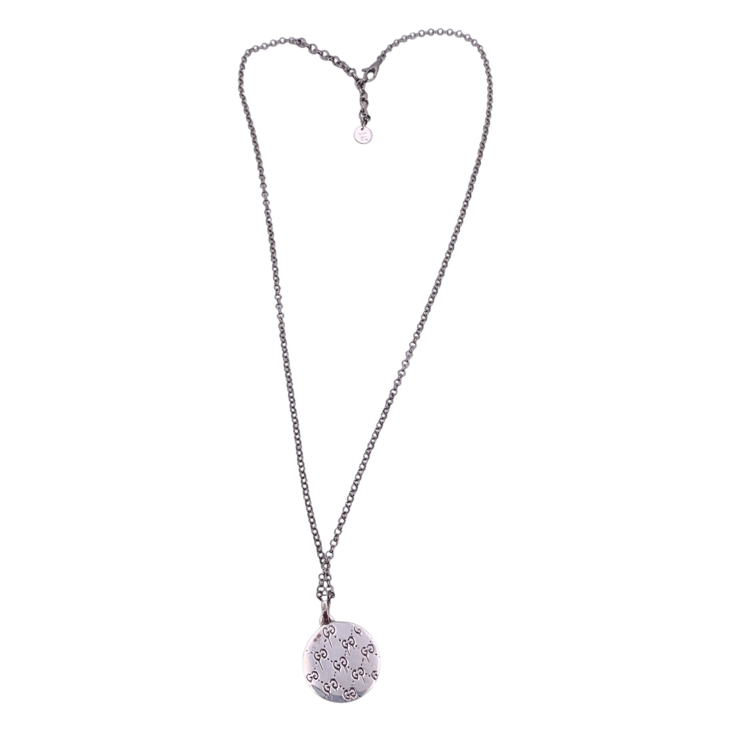 Gucci Ghost Diamond 925 Sterling Necklaces
