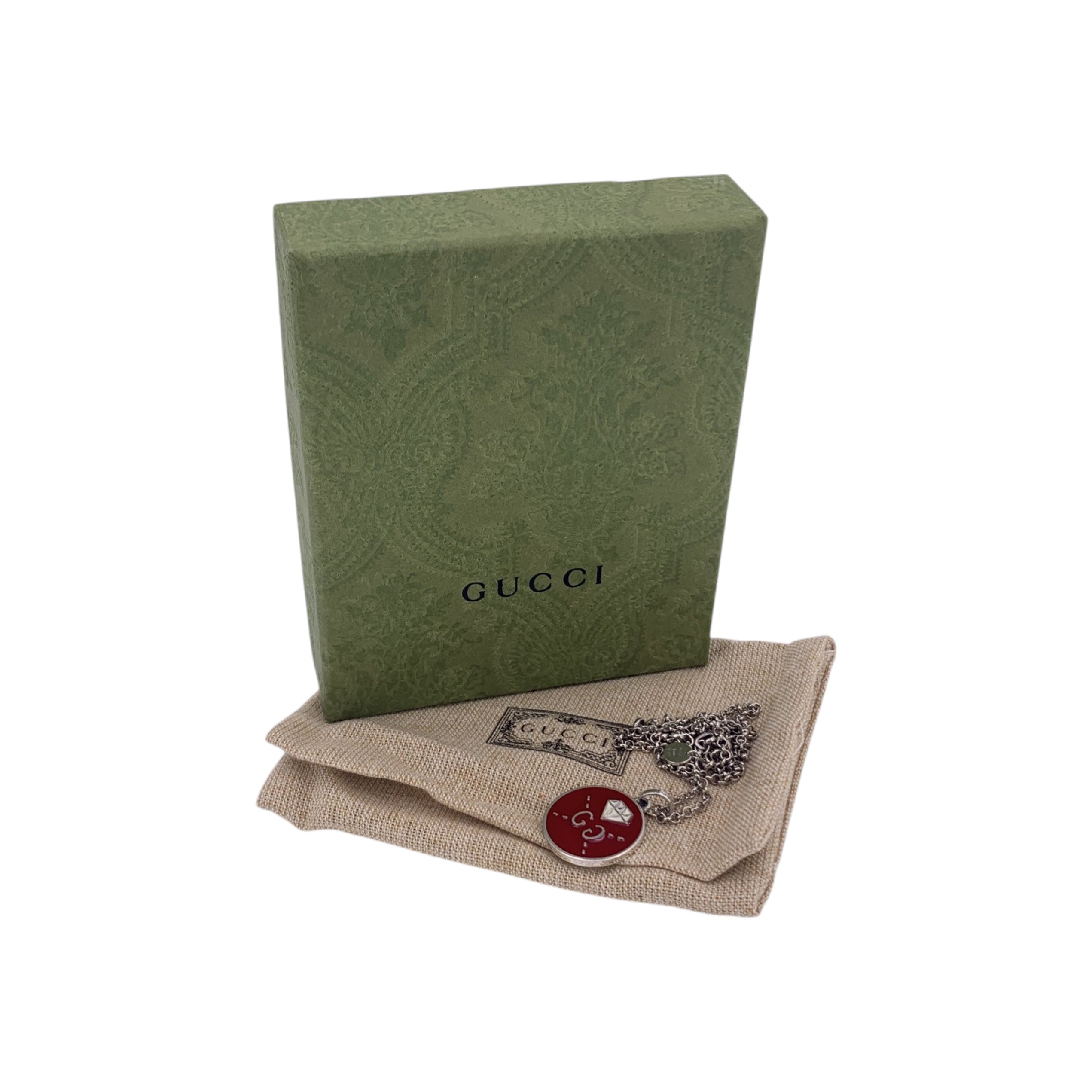 Gucci Ghost Diamond 925 Sterling Necklaces