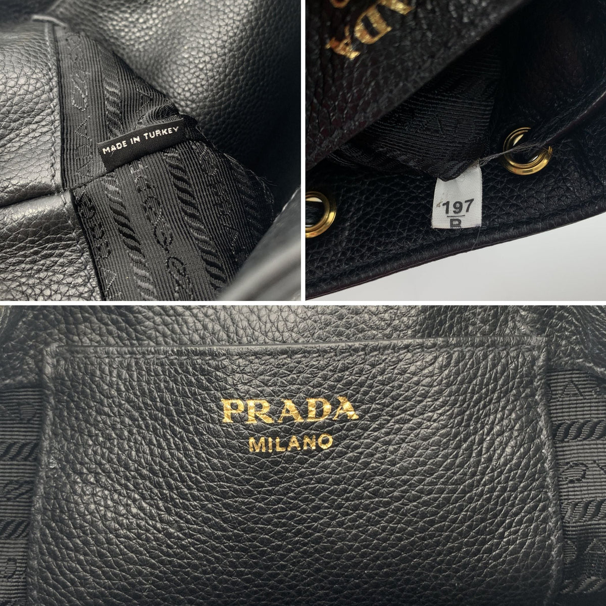 Prada Vitello Daino Handbags