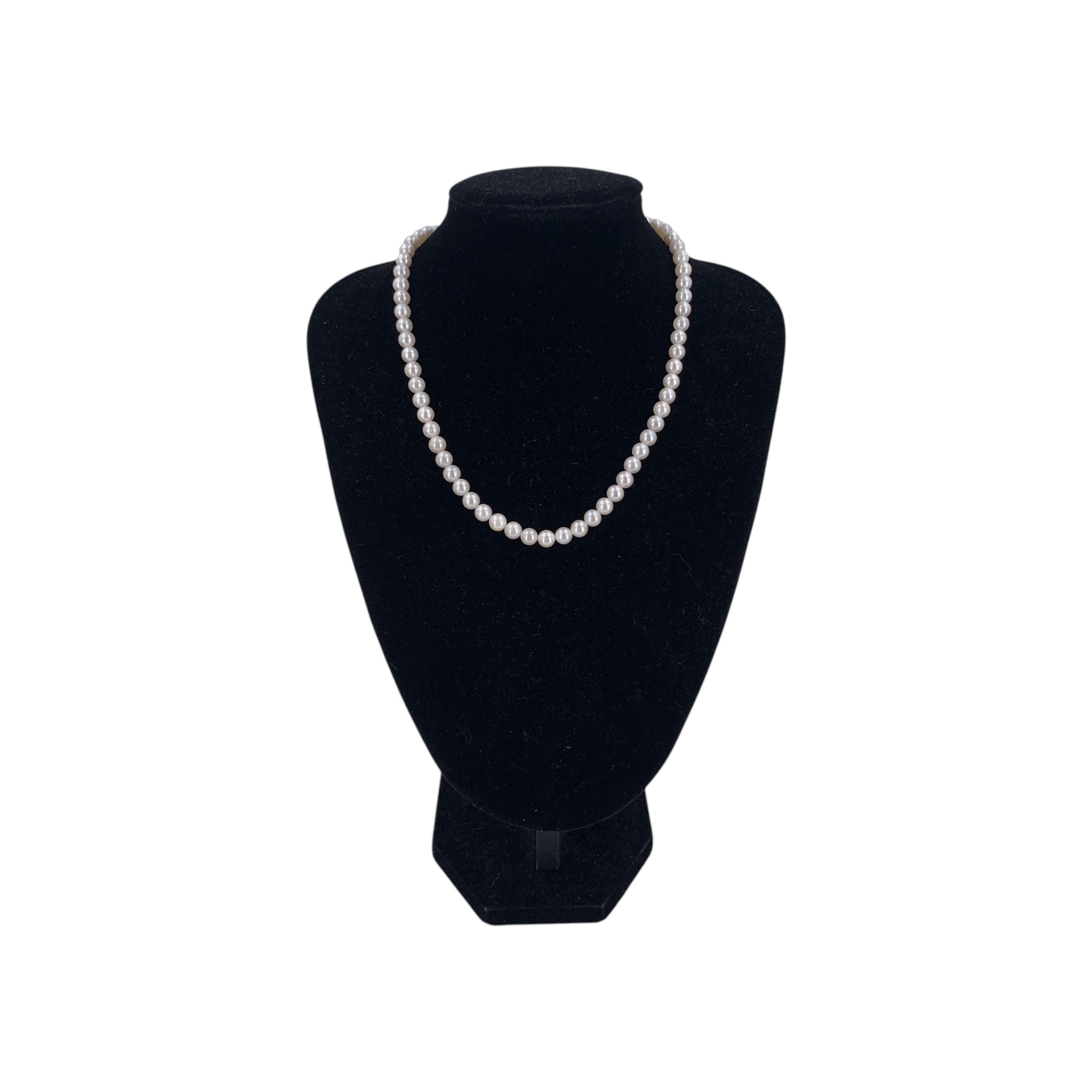 Akoya Pearls Floral Clasp Necklaces