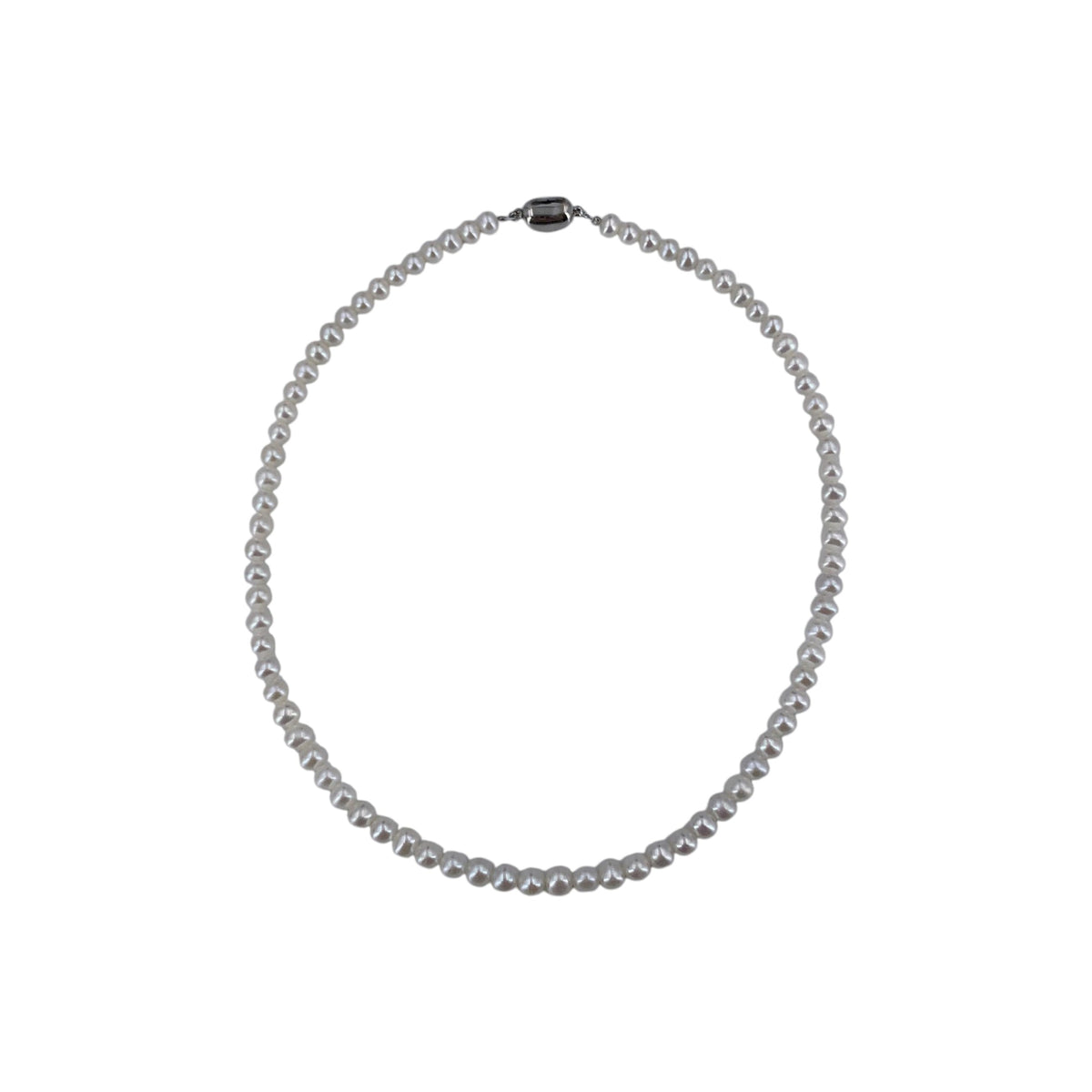 Freshwater Pearls Sterling Clasp Necklaces