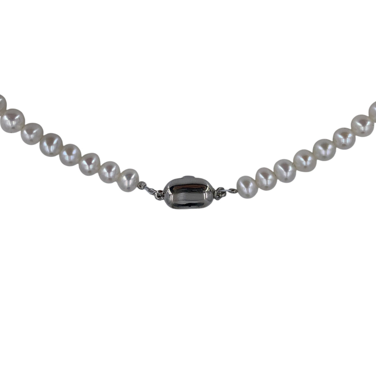 Freshwater Pearls Sterling Clasp Necklaces