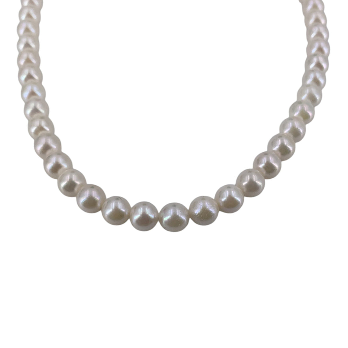 Akoya Pearls Swirl Clasp Necklaces