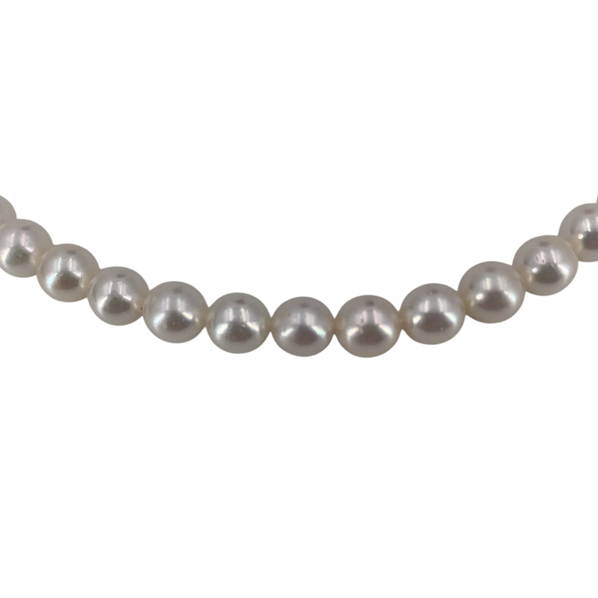 Akoya Pearls Rose Clasp Necklaces