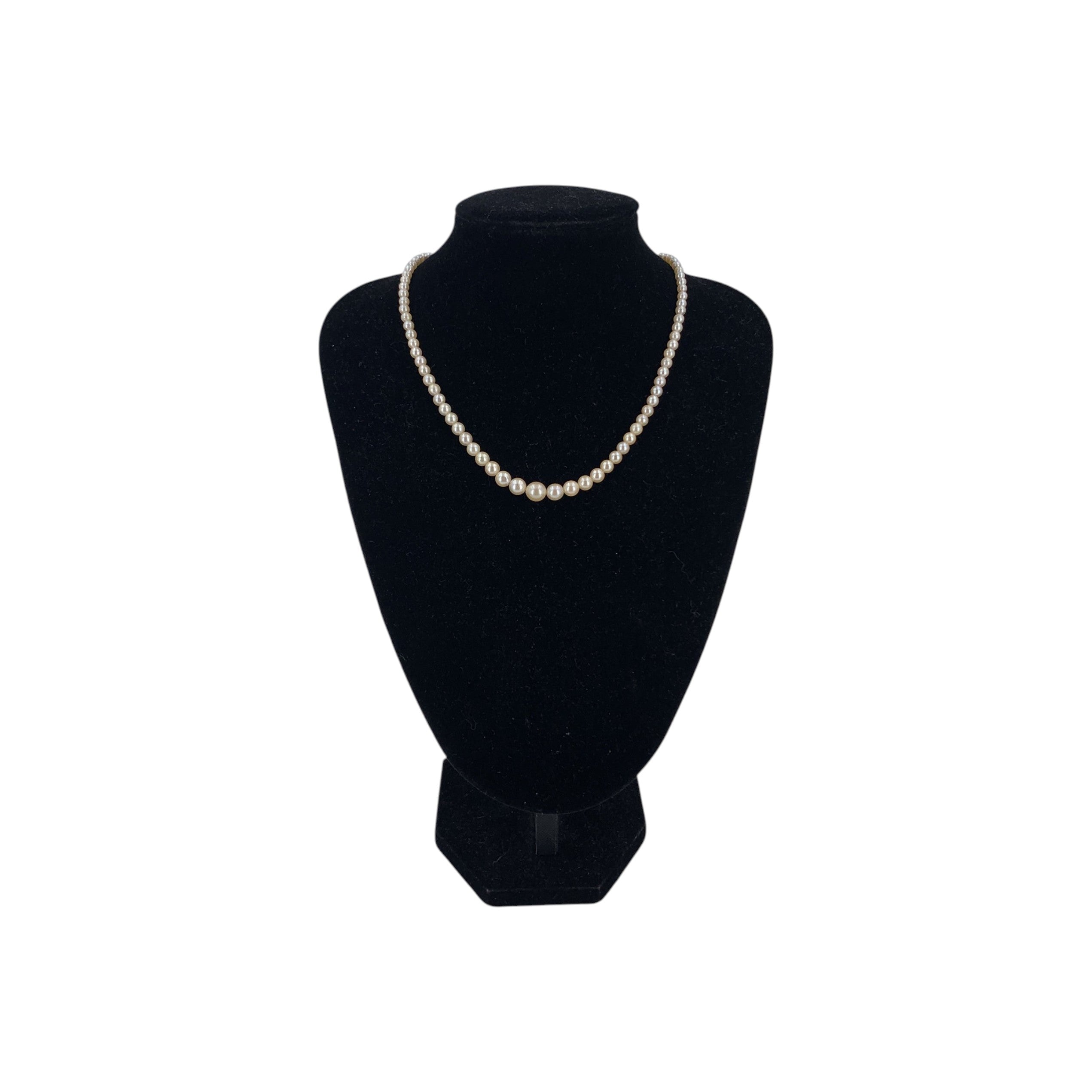 Akoya Pearls Filigree Clasp Necklaces