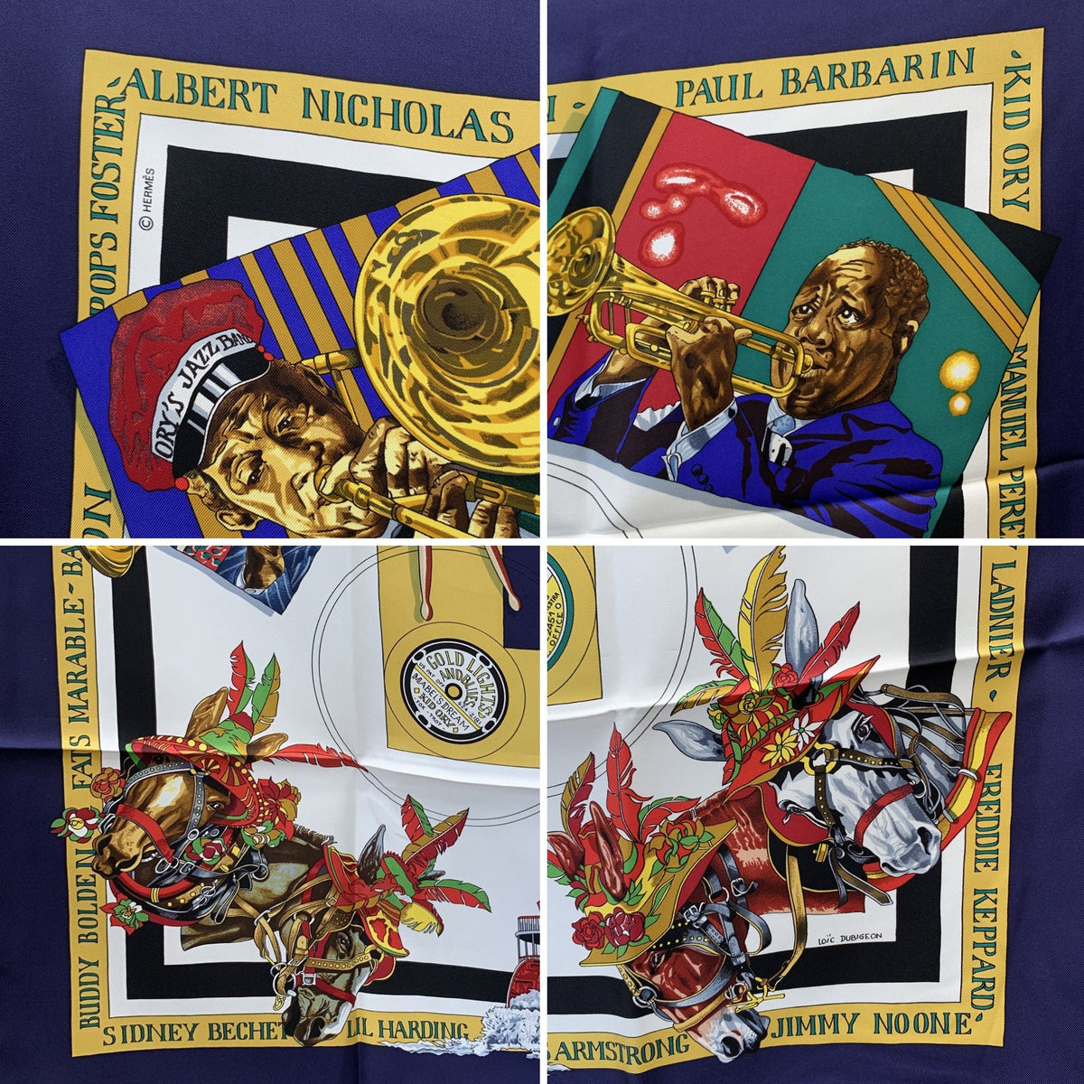 Hermes The Original New Orleans Creole Jazz Scarves