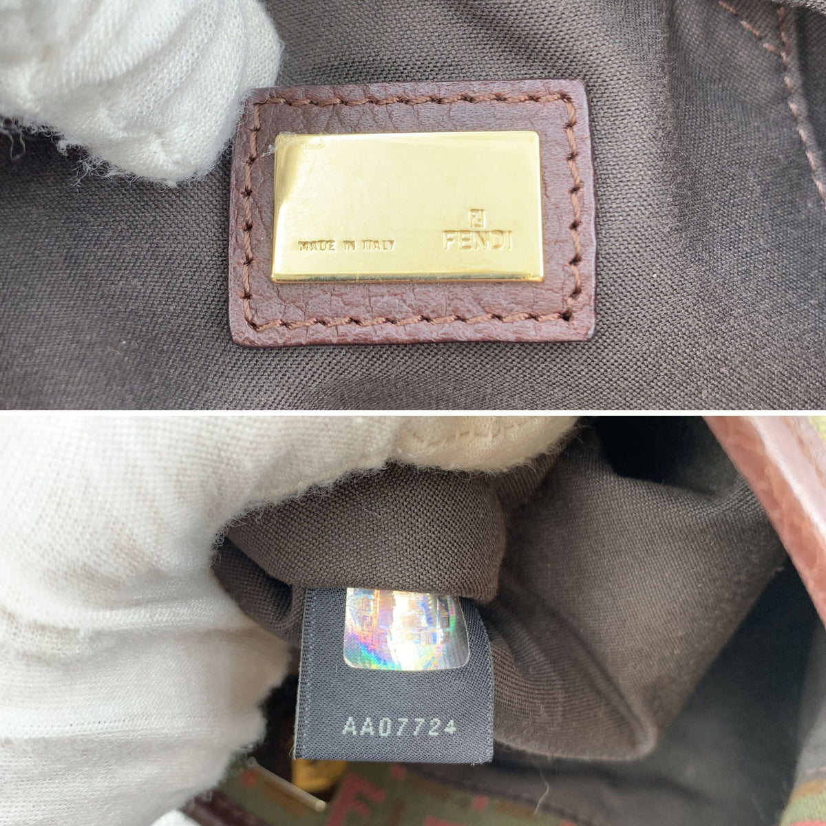 Fendi Zucchino Tote Handbags