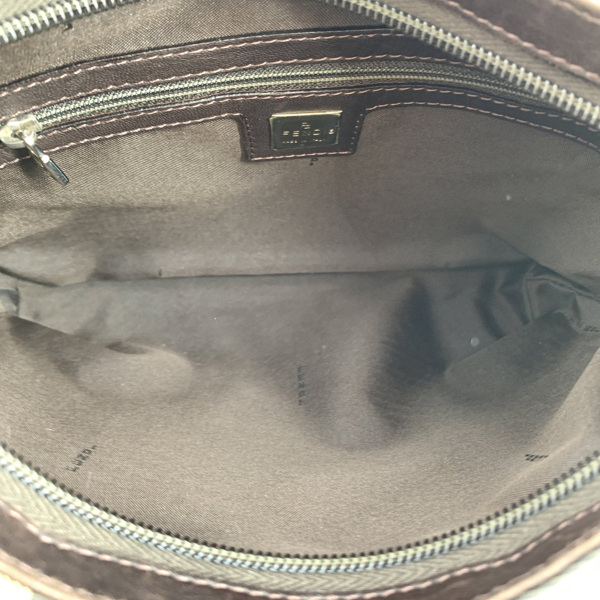 Fendi Pequin Shoulder Bags