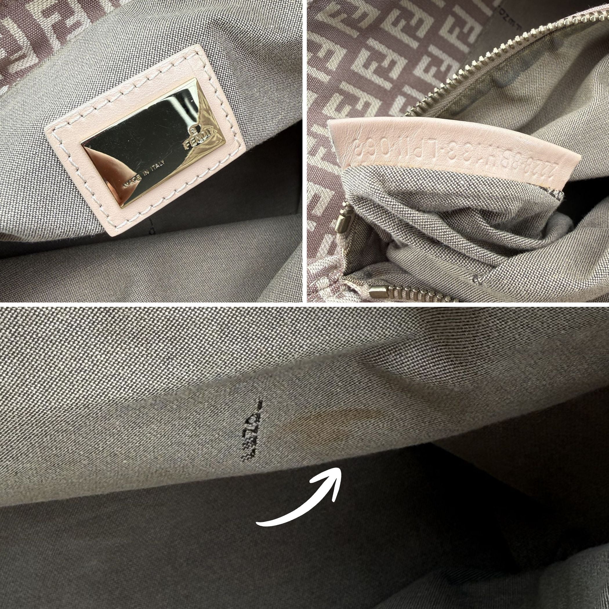 Fendi Zucchino Tote Totes