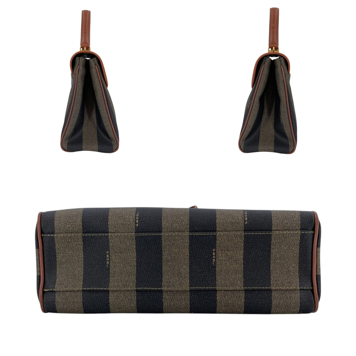 Fendi Pequin Shoulder Bags