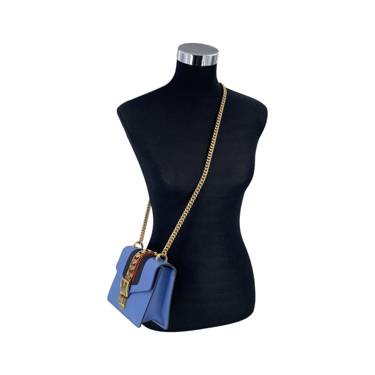 Gucci Sylvie Flap Chain Shoulder Bags