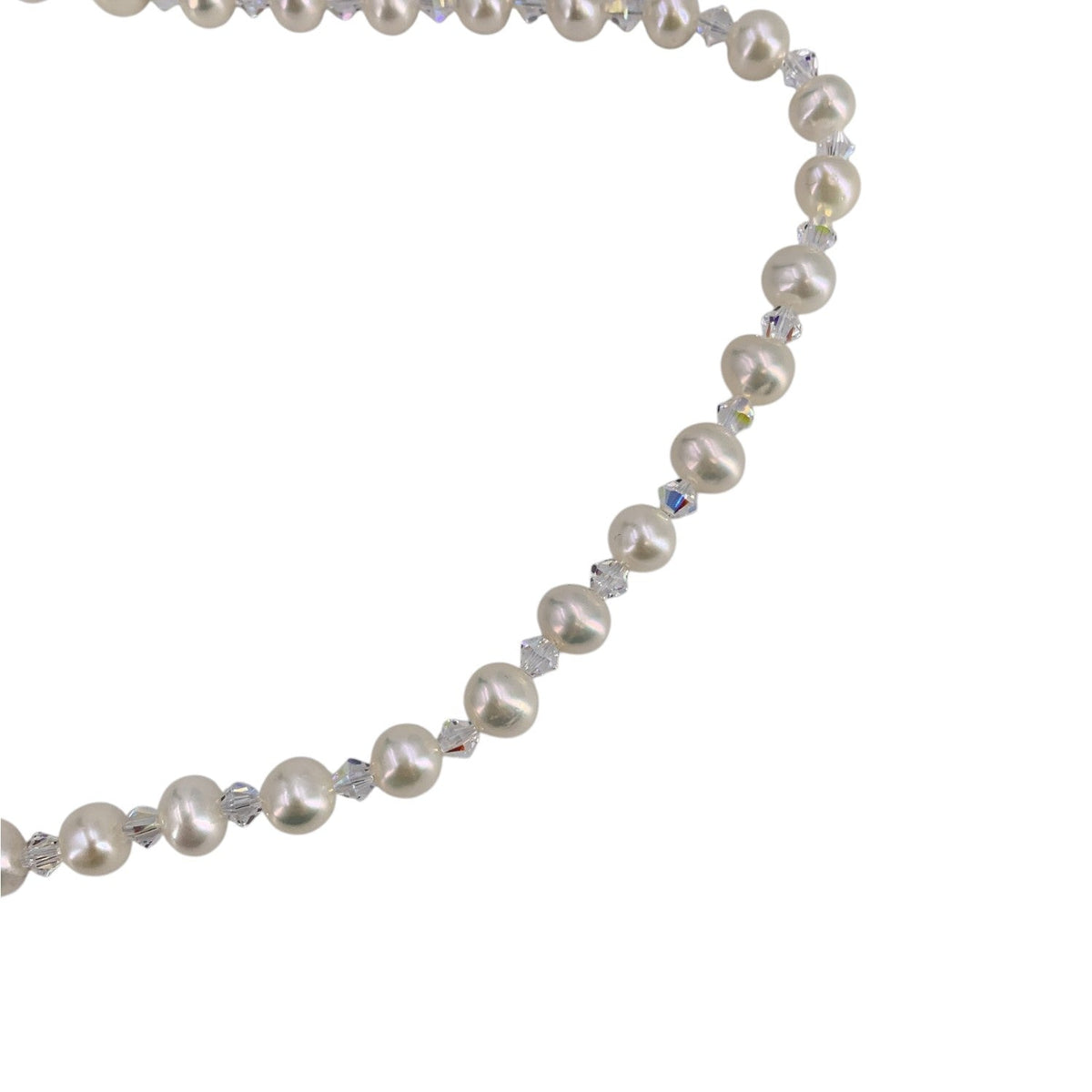 Verite Crystal Flower Clasp Necklaces