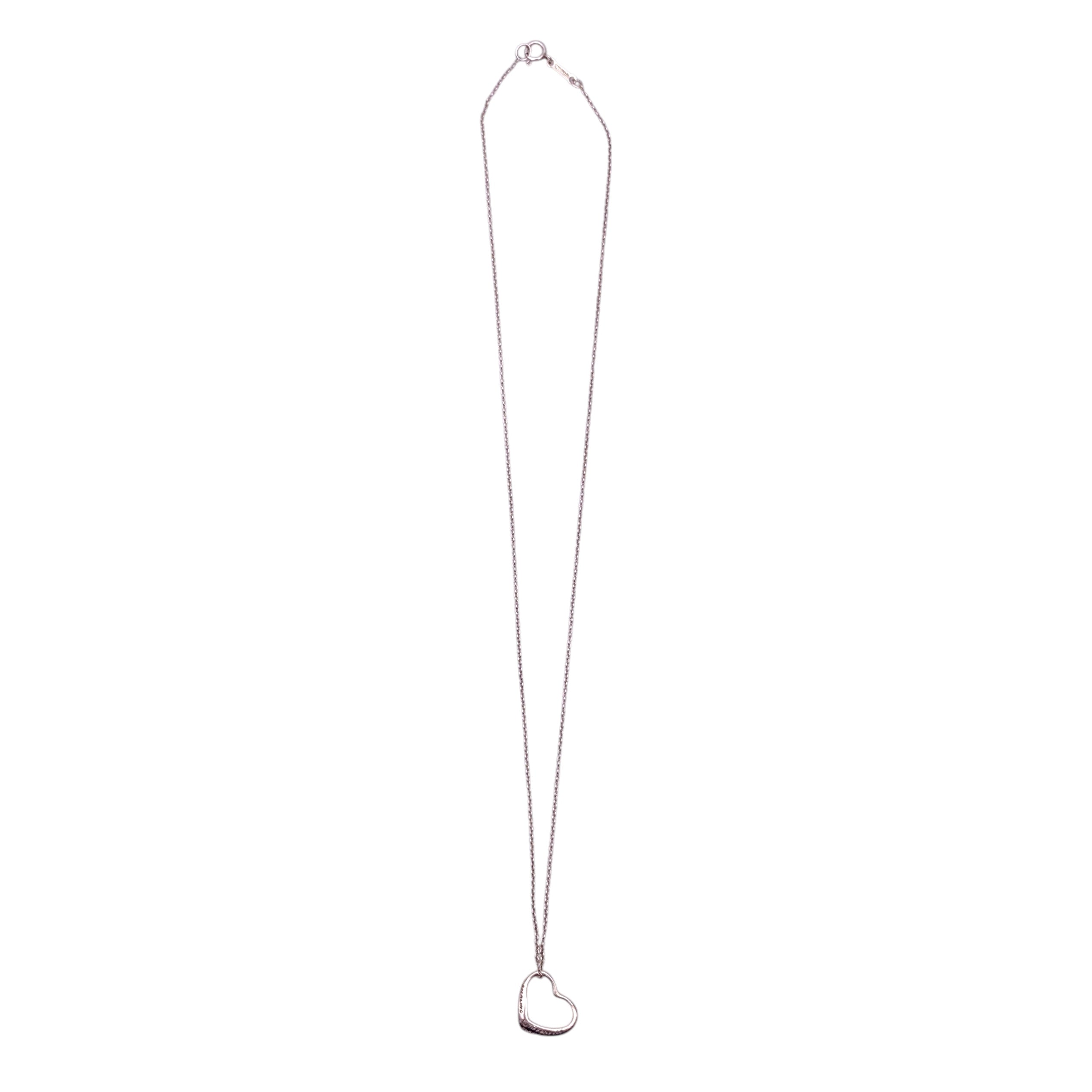Tiffany & Co Open Heart Necklaces