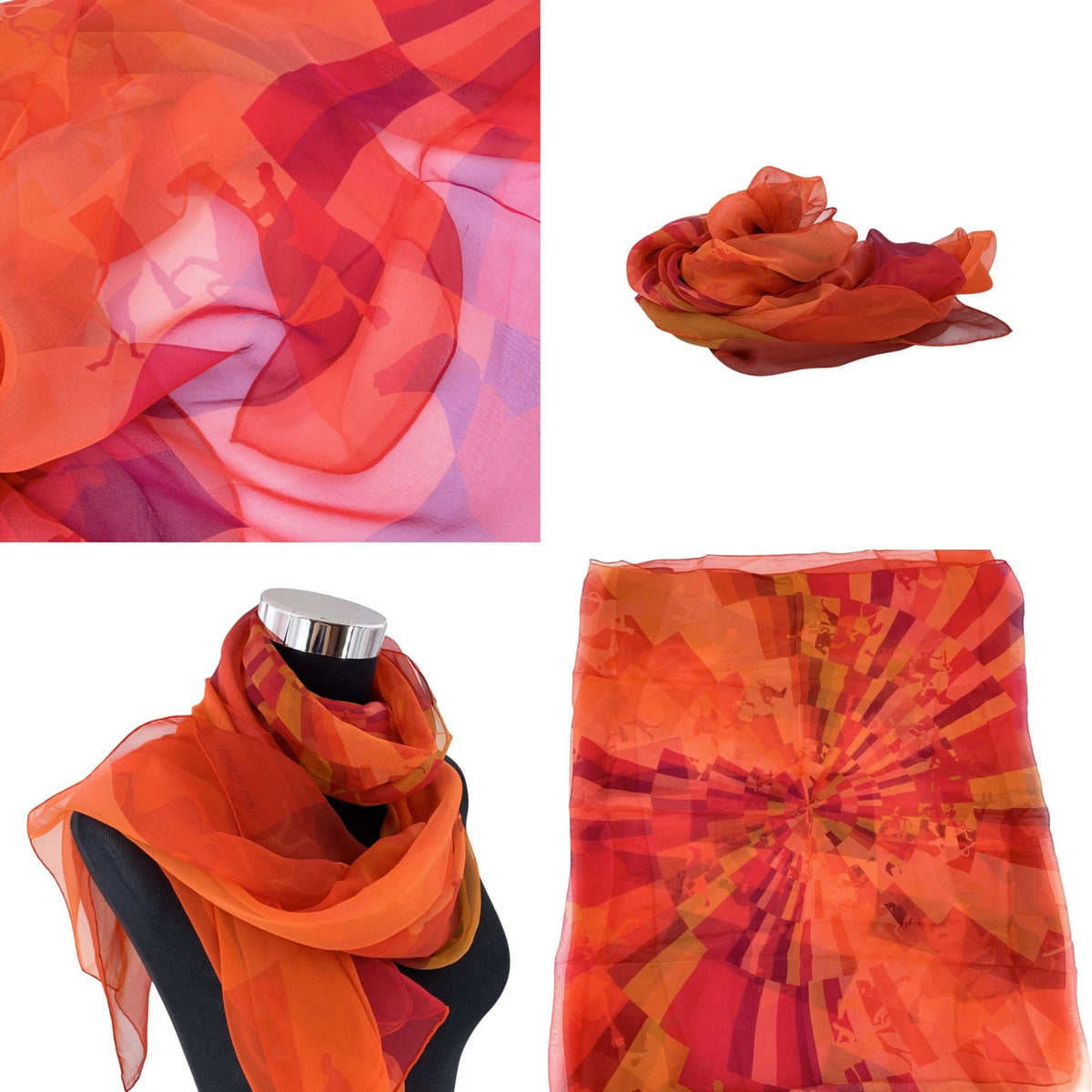 Hermes Soleil de Soie Scarves