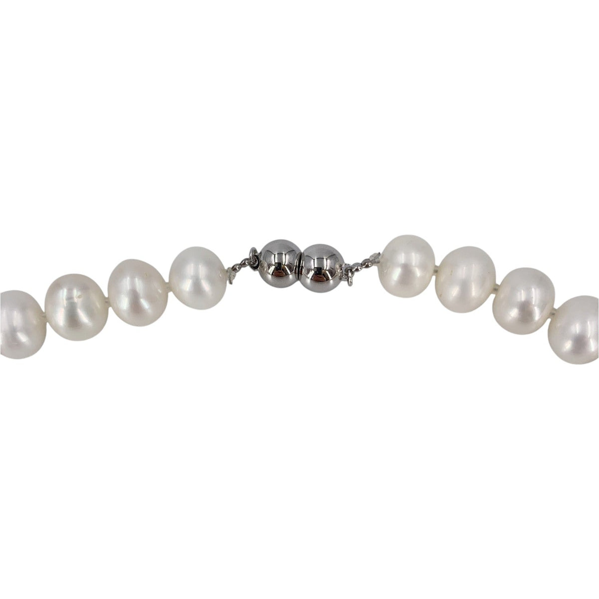 Freshwater Magnetic Ball Clasp Necklaces
