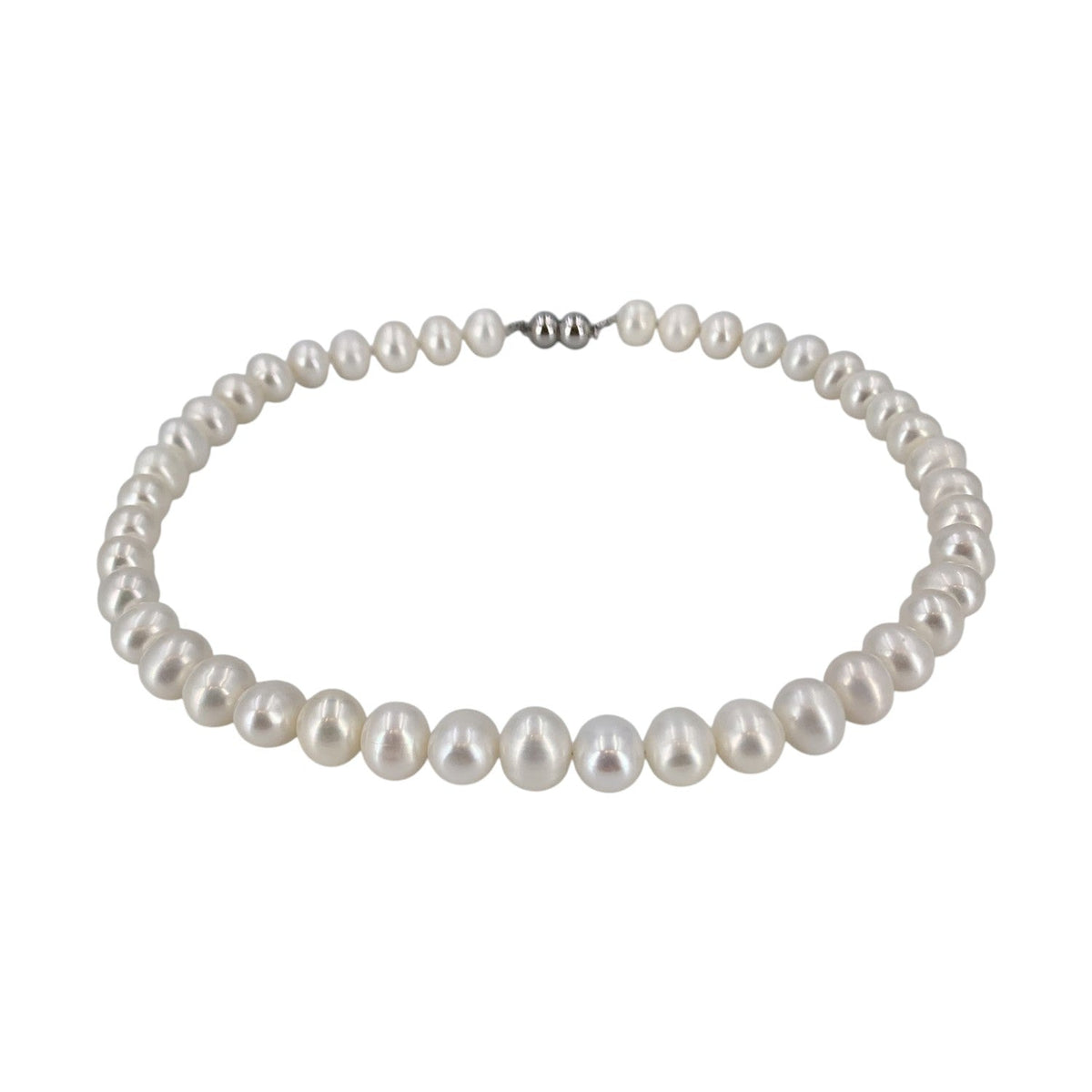 Freshwater Magnetic Ball Clasp Necklaces