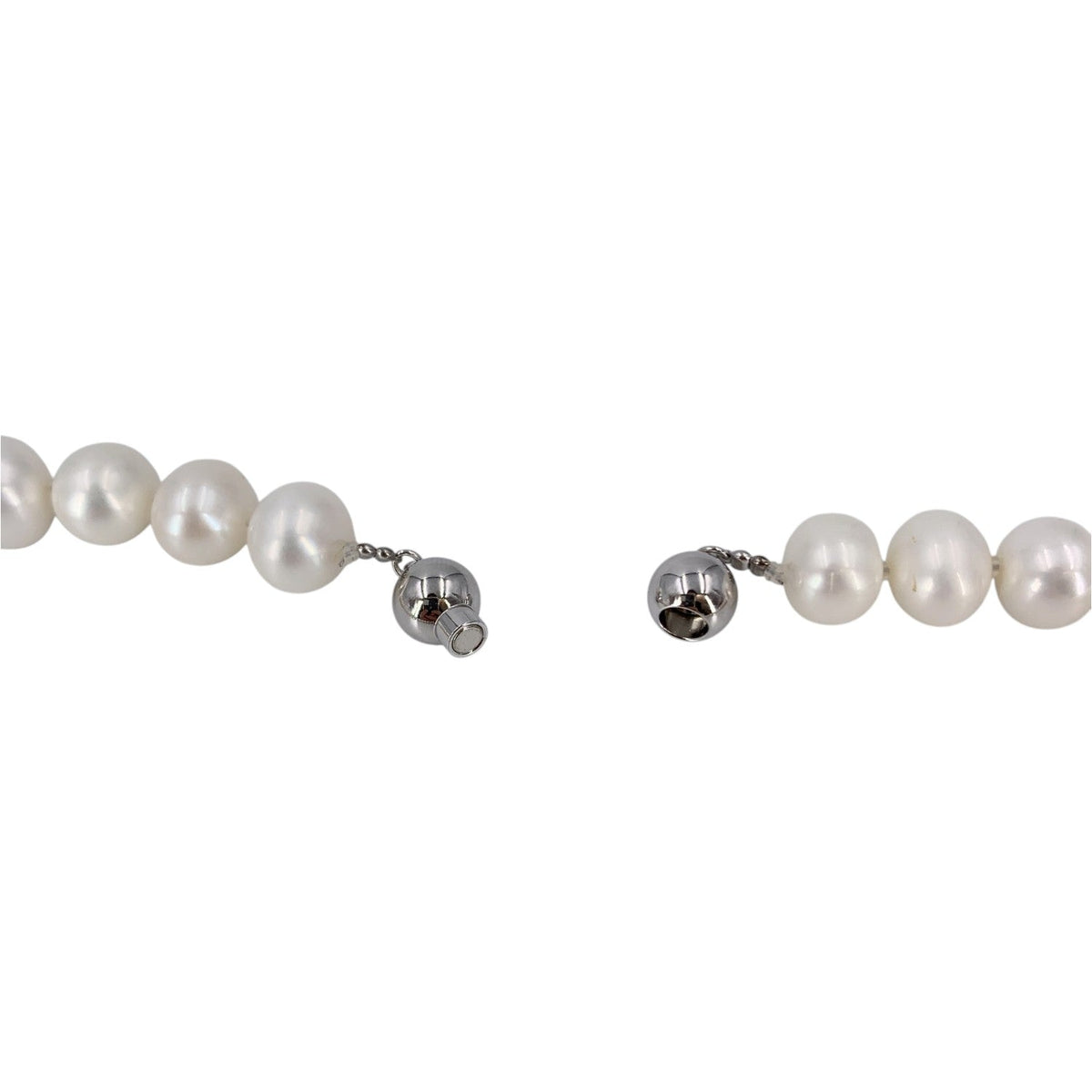Freshwater Magnetic Ball Clasp Necklaces