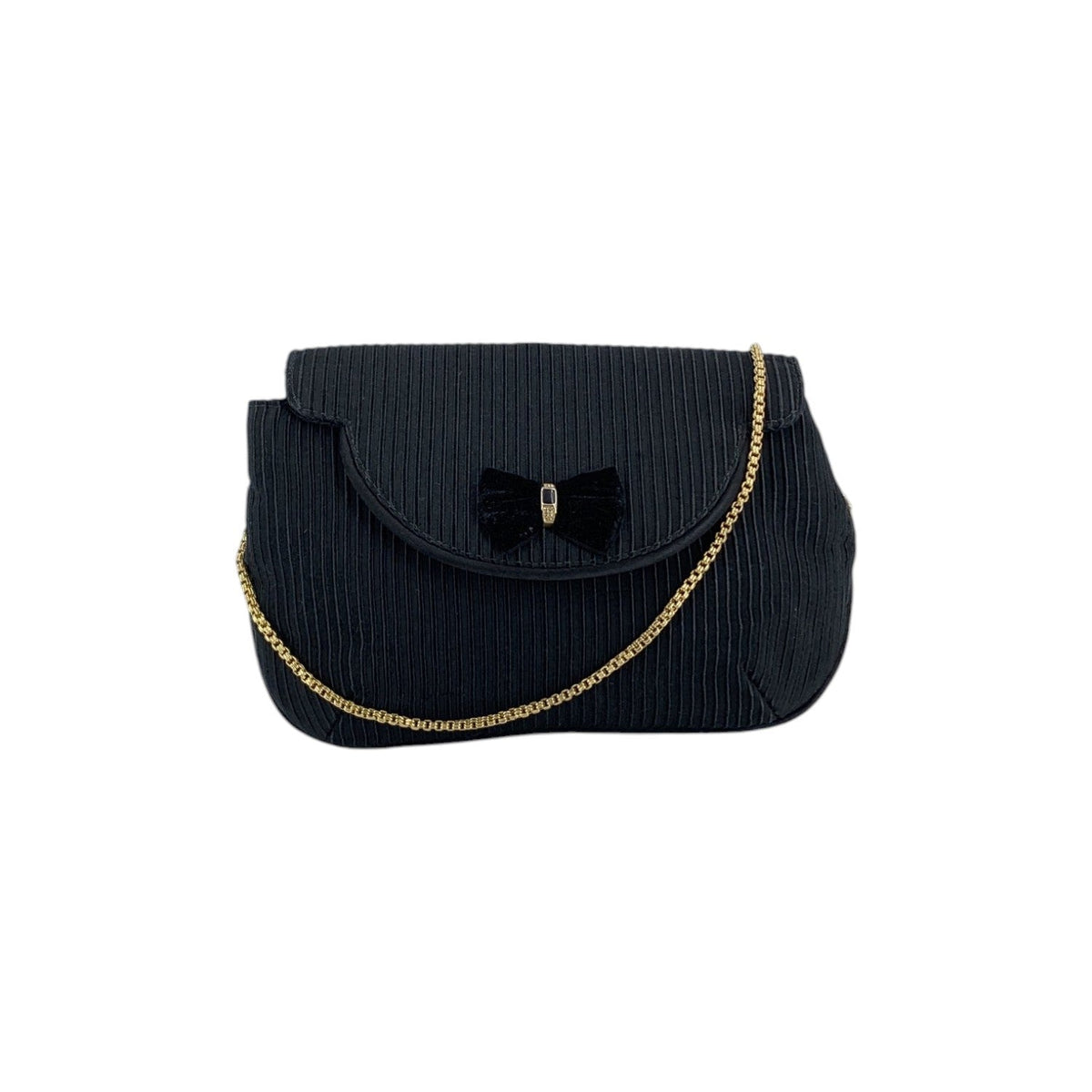 Gucci Ribbed Fabric Evening Shoulder Bags