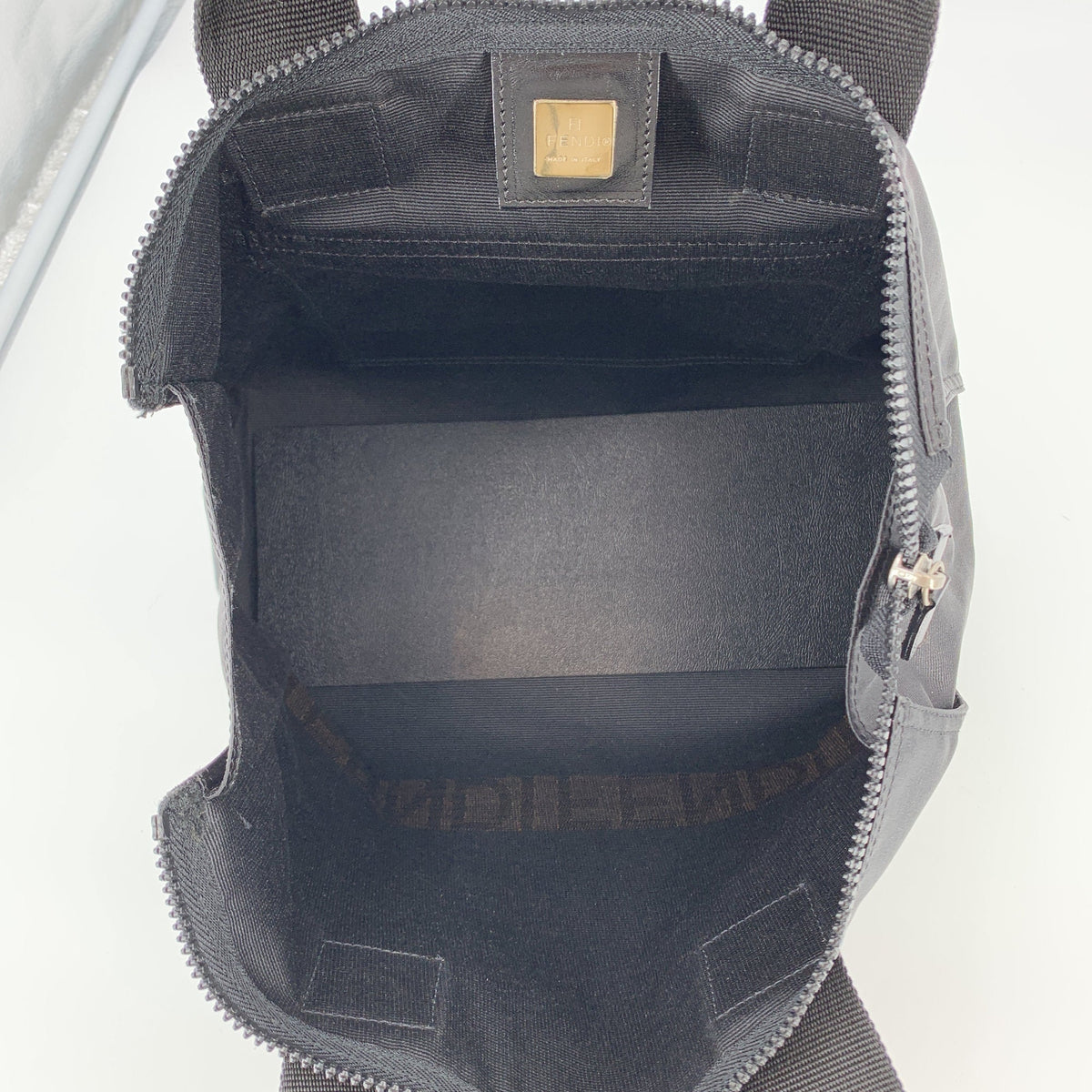 Fendi Canvas Logo Handbag Handbags