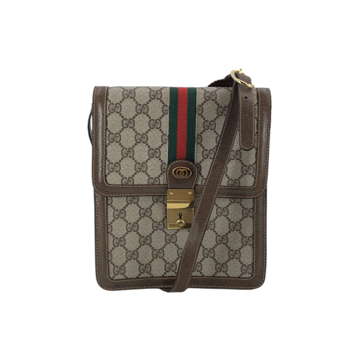 Gucci Crossbody Monogram Web Crossbody Bags