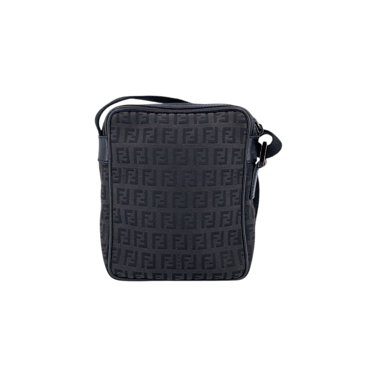 Fendi Black Zucchino Crossbody Crossbody Bags