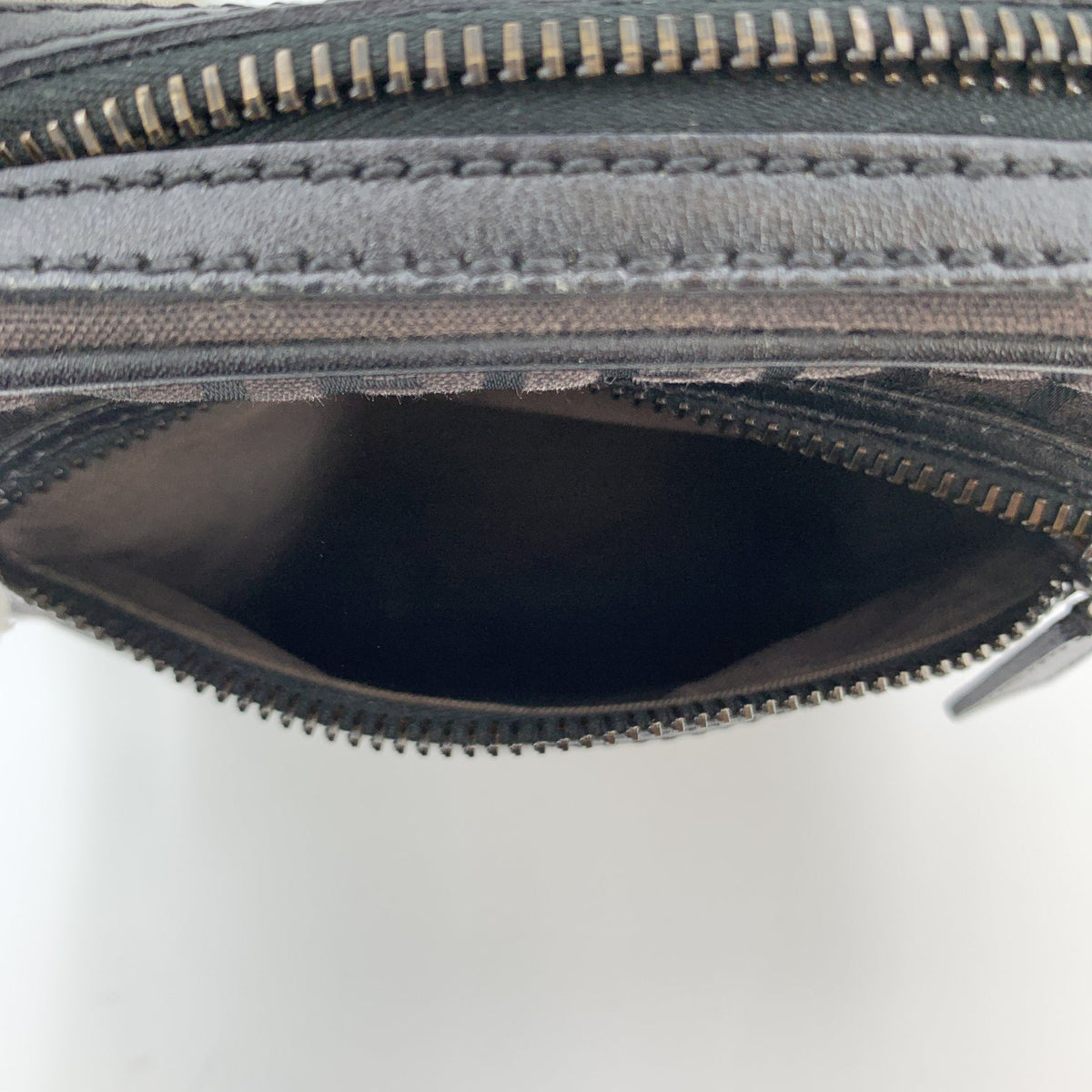 Fendi Black Zucchino Crossbody Crossbody Bags