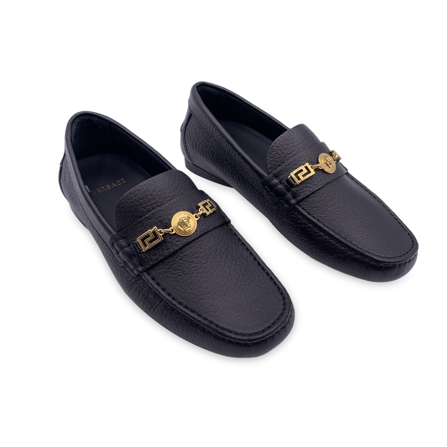 Versace collection on sale medusa loafers