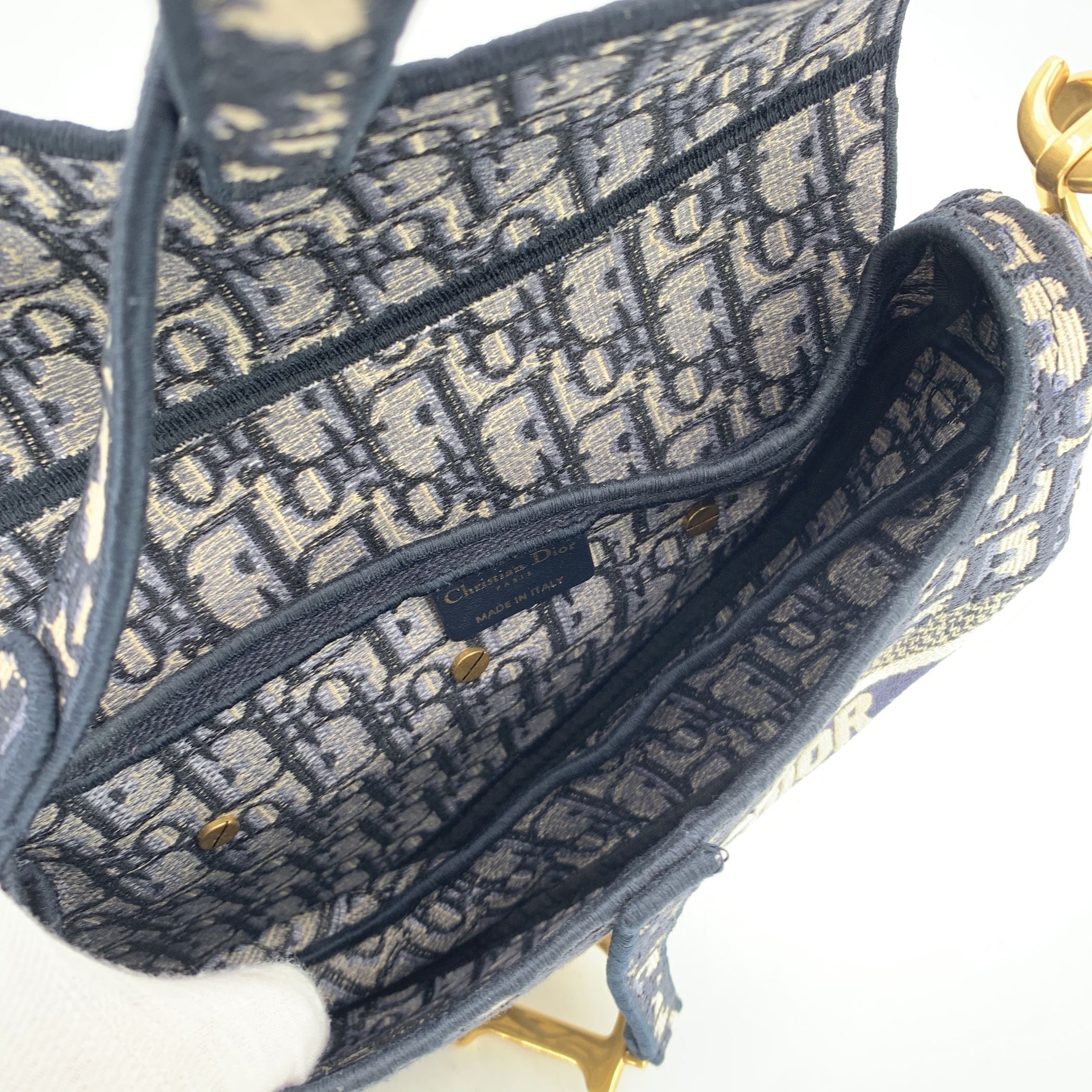 DIOR Shoulder Bags Saddle Dior Oblique
