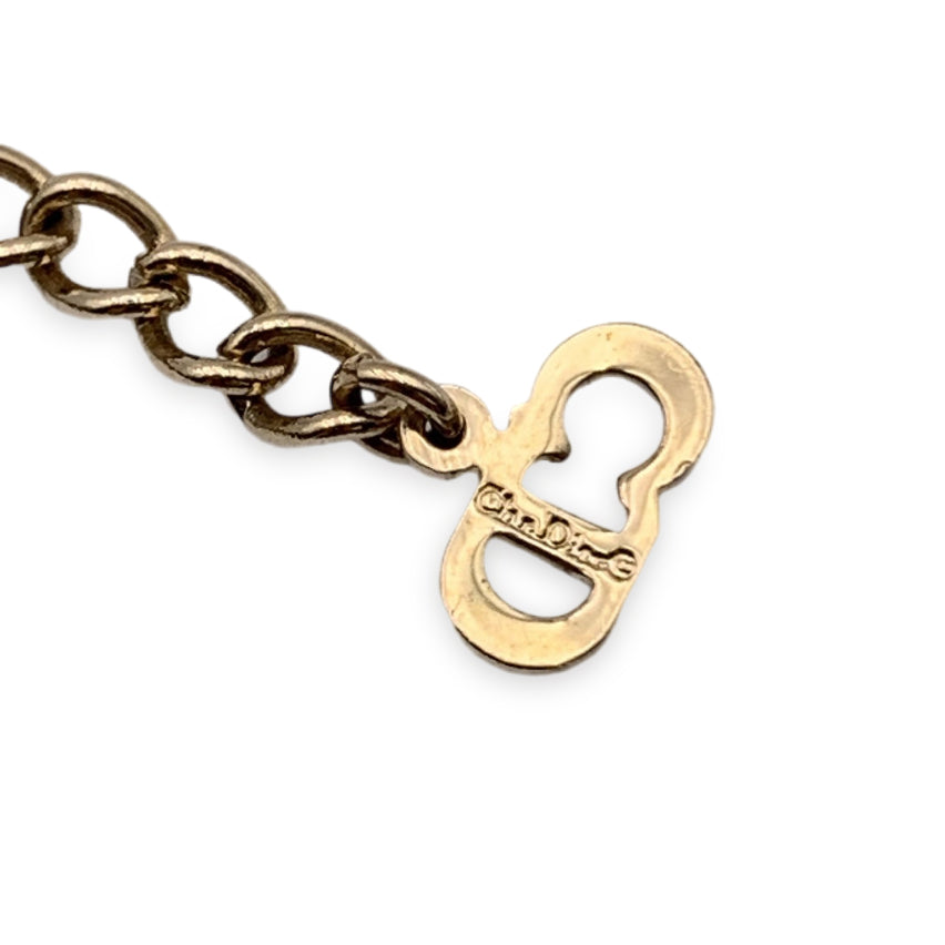 Dior] Christian Dior Logo gold plating ladies necklace – KYOTO NISHIKINO