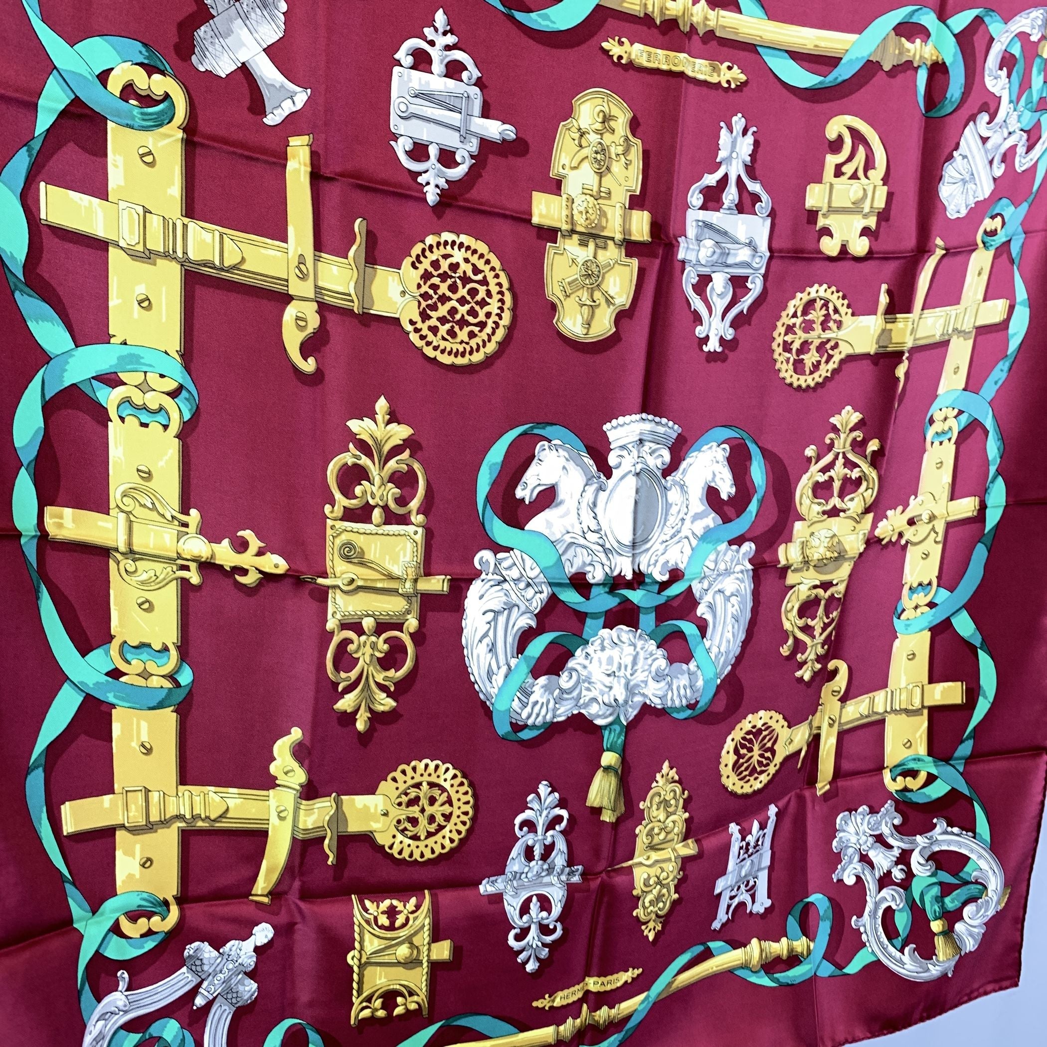 HERMES Scarves Ferronnerie