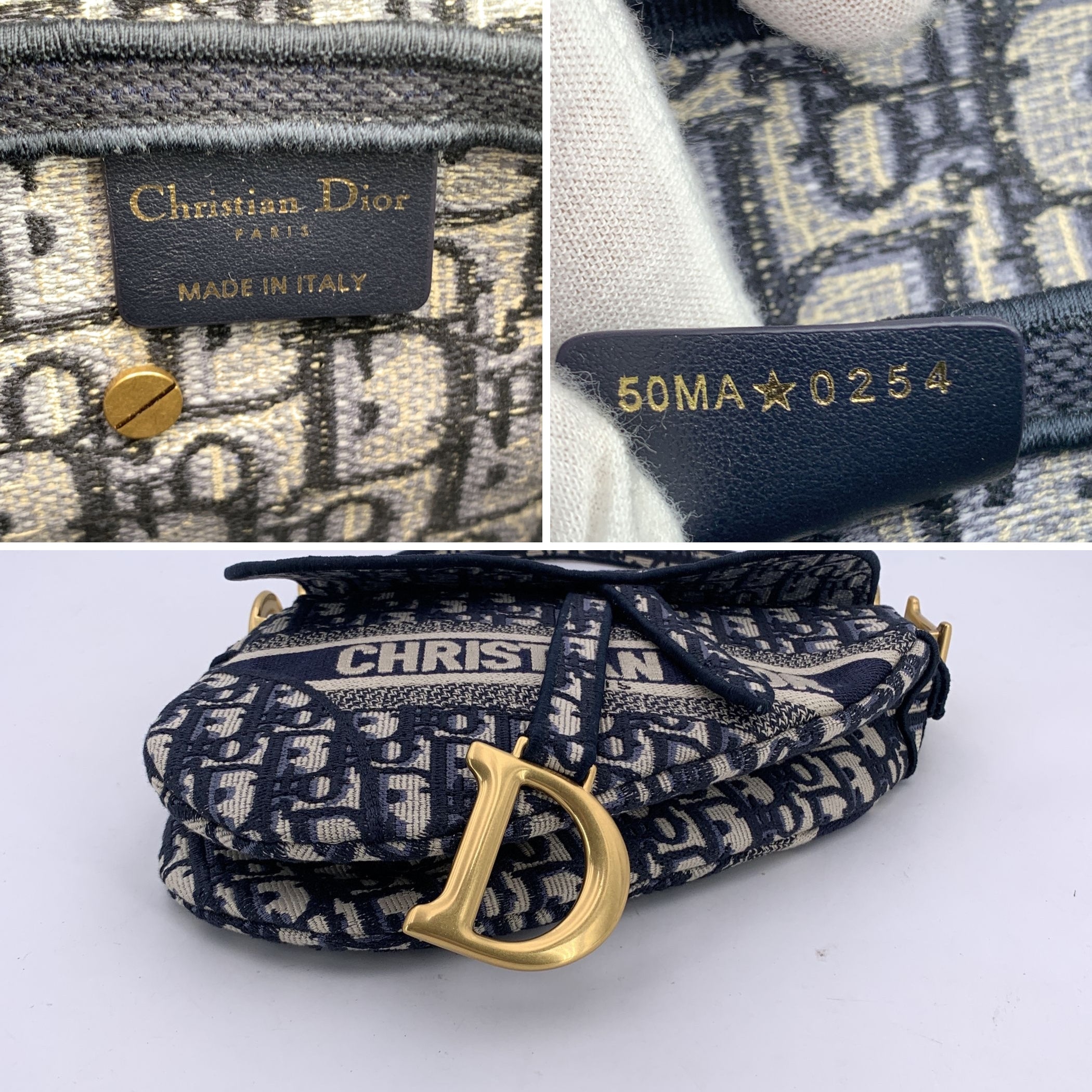 DIOR Shoulder Bags Saddle Dior Oblique